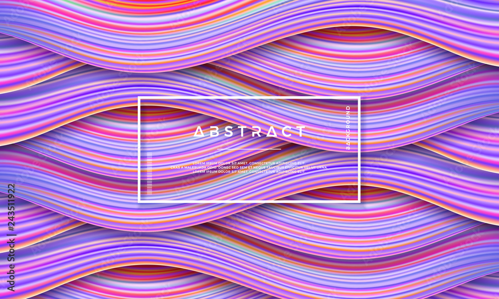 Poster abstract, dynamic and textured, modern colorful flow background for your design element and others