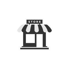 Store front icon graphic design template vector