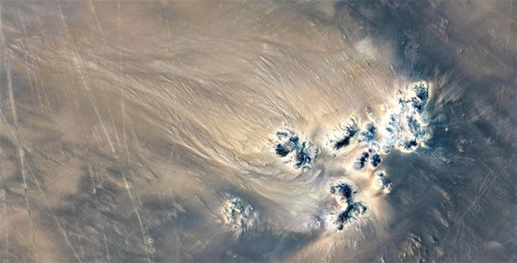 Armageddon, tribute to Pollock, abstract photography of the deserts of Africa from the air, aerial...