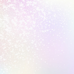 White heart love confettis. Valentine's day gradie