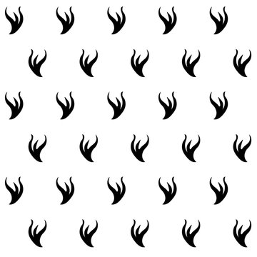 Stilyzed ermine fur seamless pattern. Appears as a lining for royalor judjes mantles. Represents authority and power. Element for designing Coats of arms, medieval style illustrations. EPS 10 vector