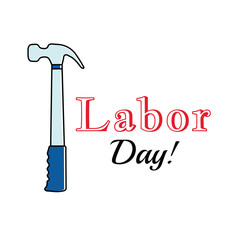 Holiday greetings illustration Labor Day. illustration for you. Modern fashion trend design.