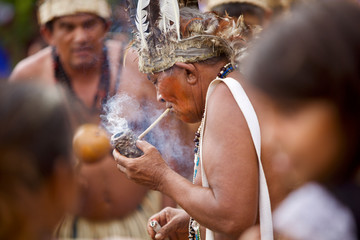&Iacute;ndios Potygu&aacute;ras da tribo dos Mambira em Ibiapaba - Cear&aacute; 02/2016