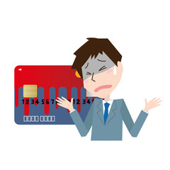 カードローン　キャッシング　悩む　男性