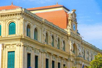 View on the town hall in Cannes, France on a sunny day.