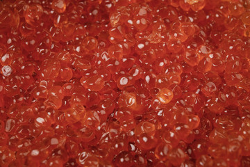 Red caviar. Healthy sea food