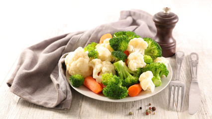 boiled vegetable, health food