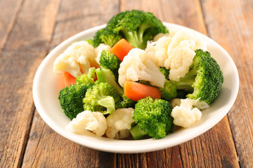 boiled mixed vegetable