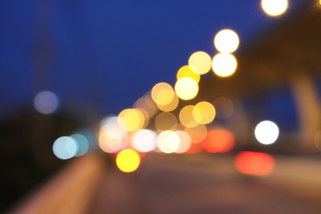 Bokeh from car lights