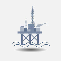 the Oil Platform, icon, symbol