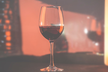 vintage photo of the red wine