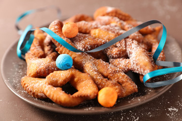 bugne, french cake carnival