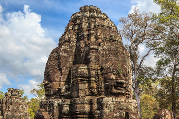 Angkor Thom Buddhist Temple. Cambodia