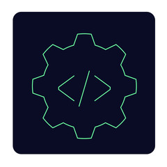 Software, Icon in line art style, Easy to edit, Vektor