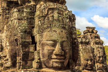 Angkor Thom Buddhist Temple. Cambodia