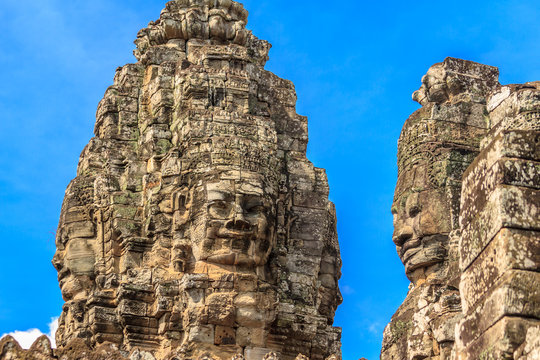 Angkor Thom Buddhist Temple. Cambodia