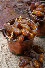 Authentic Tunisian Deglet Nour dried dates with soft honey-like taste