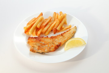 Chips and fish, french fries