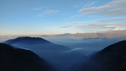 Obraz premium Layers of Cloud Sea