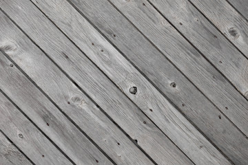 Background of gray boards. Wooden texture