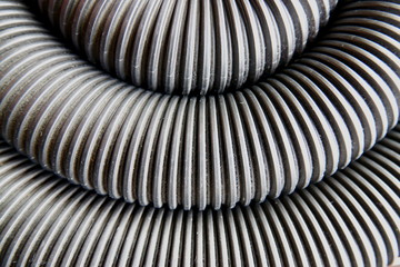 corrugated pipe abstract background