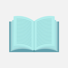 icon open book,flat design, reading books