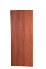 door on a white background, wooden door