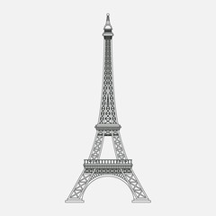 a realistic image of the Eiffel Tower, a sightseeing paris, a sy