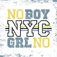 New York typography, t-shirt Brooklyn, design graphic