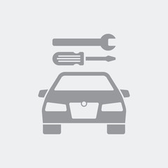 Car assistance symbol icon