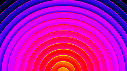 Background with circles in a paper style. With a variety of colors.