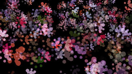 Obraz premium Abstract background with color blots, transitions and bends.