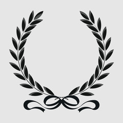 icon laurel wreath, spotrs design -