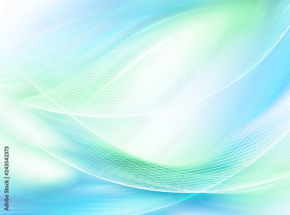 Wall mural abstract blue green background