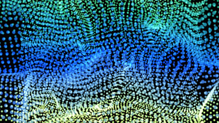 Colorful background of flowing fabric. Smooth and soft.