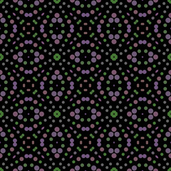 Seamless abstract pattern background with a variety of colored circles.