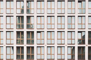 reflecting geometrical facade windows 