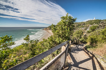 Fototapeta premium Walk along Byron Bay