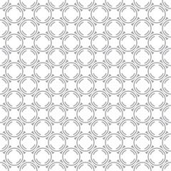 Abstract seamless pattern with geometric shapes. Simple shapes painted in shades of gray.