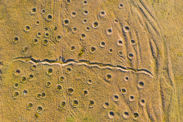 Holes on earth surface