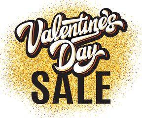 Vector color template for poster design to valentine s day sale © 111chemodan111