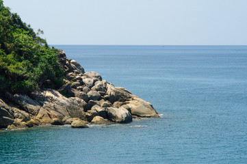 Rocky Cape in the Andaman sea Phuket.