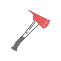 Fire axe icon on white background for graphic and web design, Modern simple vector sign. Internet concept. Trendy symbol for website design web button or mobile