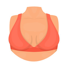 Isolated object of body and part logo. Set of body and anatomy stock vector illustration.