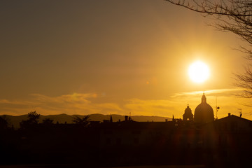 Assisi, tramonto