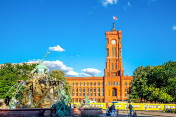 Fototapeta premium Berlin, Czerwony Ratusz