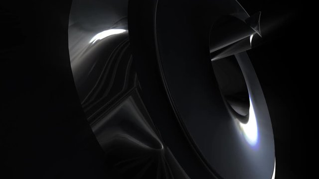 3d curved shape abstract motion graphics background