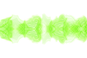 Green UFO neon background for packaging template or wallpaper. The texture of the marble fashion hue with stripes waves and divorces.