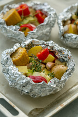 foil packet dinner