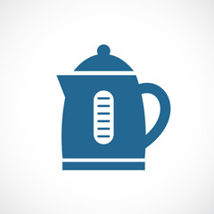 Electric kettle vector icon